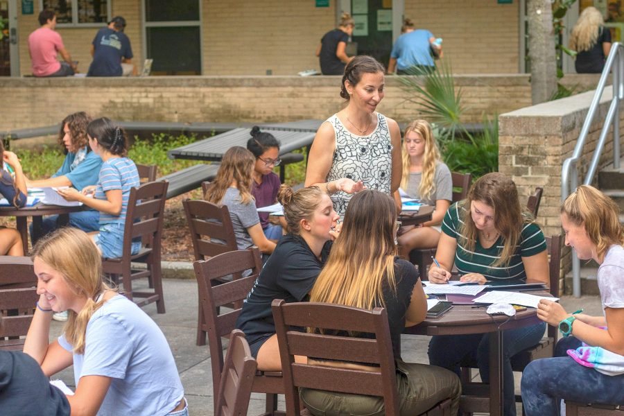 Chemistry faculty flip class delivery, embrace outdoors - News | Eckerd ...