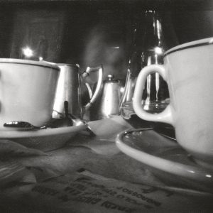 At the Caffe Florian, Venezia, pinhole photograph